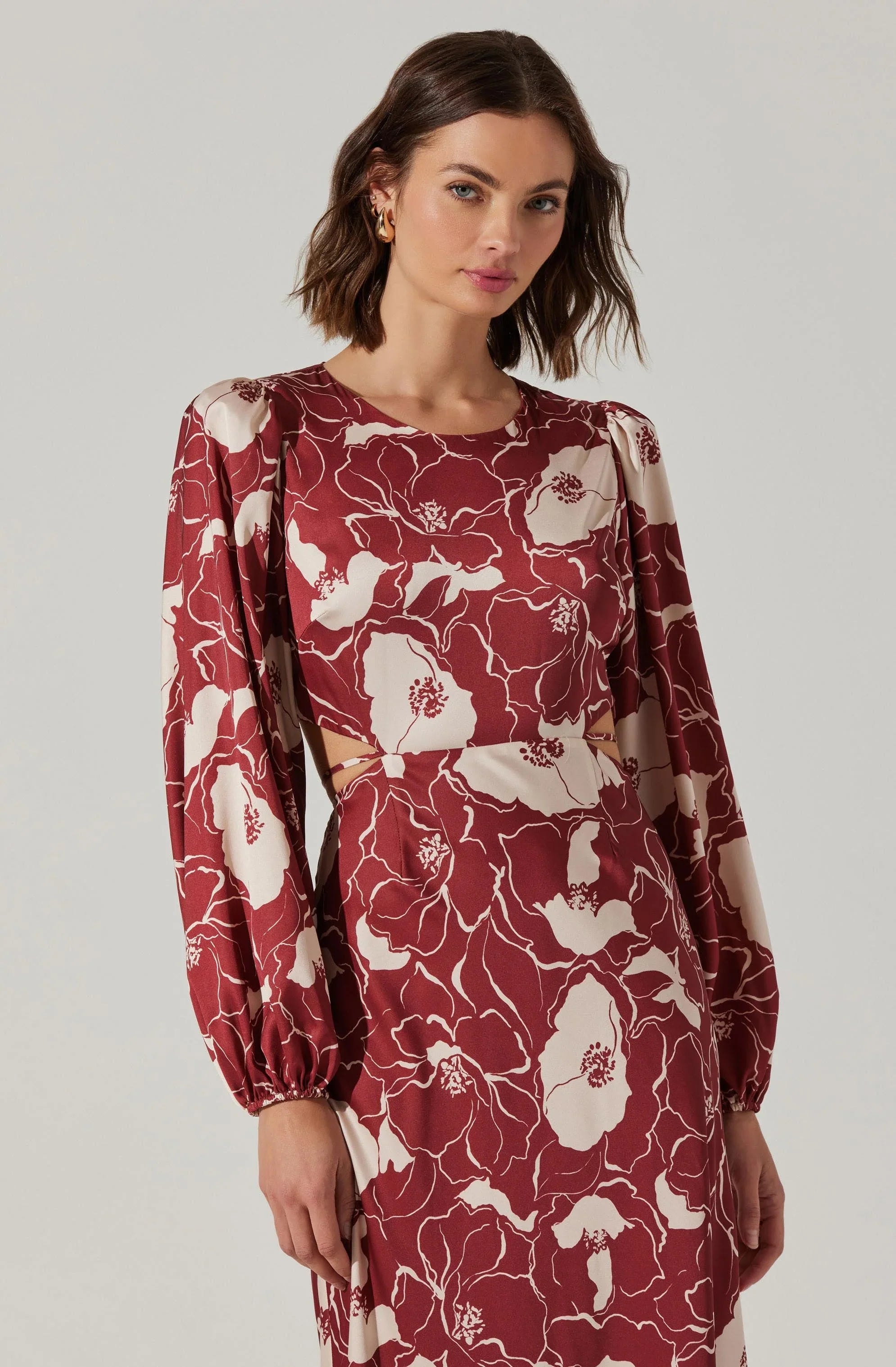Lbruh Quinn Floral Cutout Maxi Dress