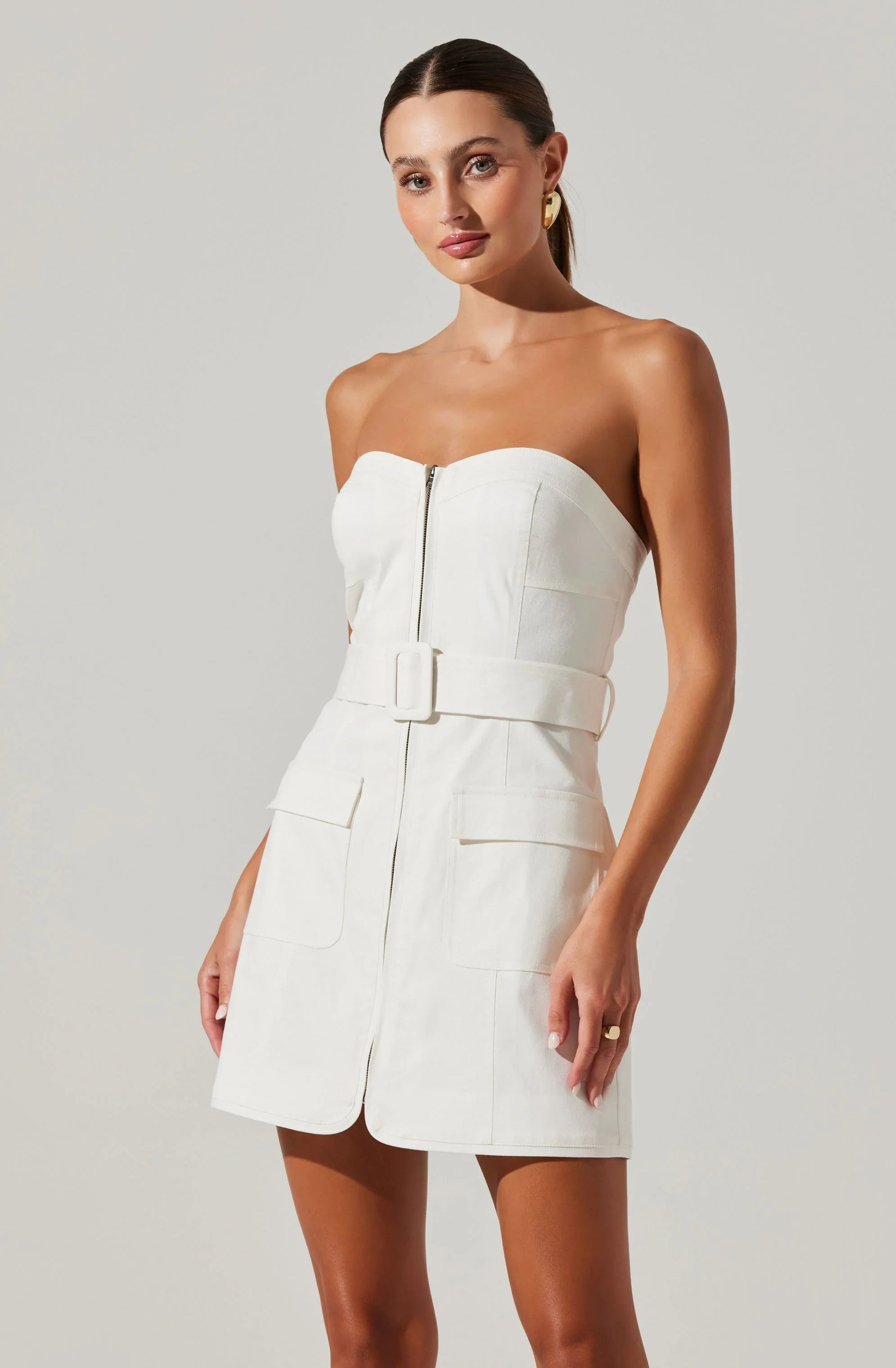 Lbruh Deniz Strapless Mini Dress