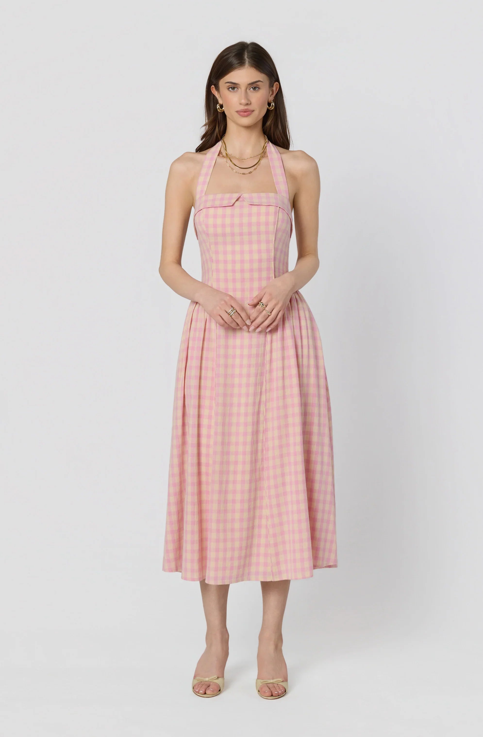 Inixyf Marianna Halter Midi Dress