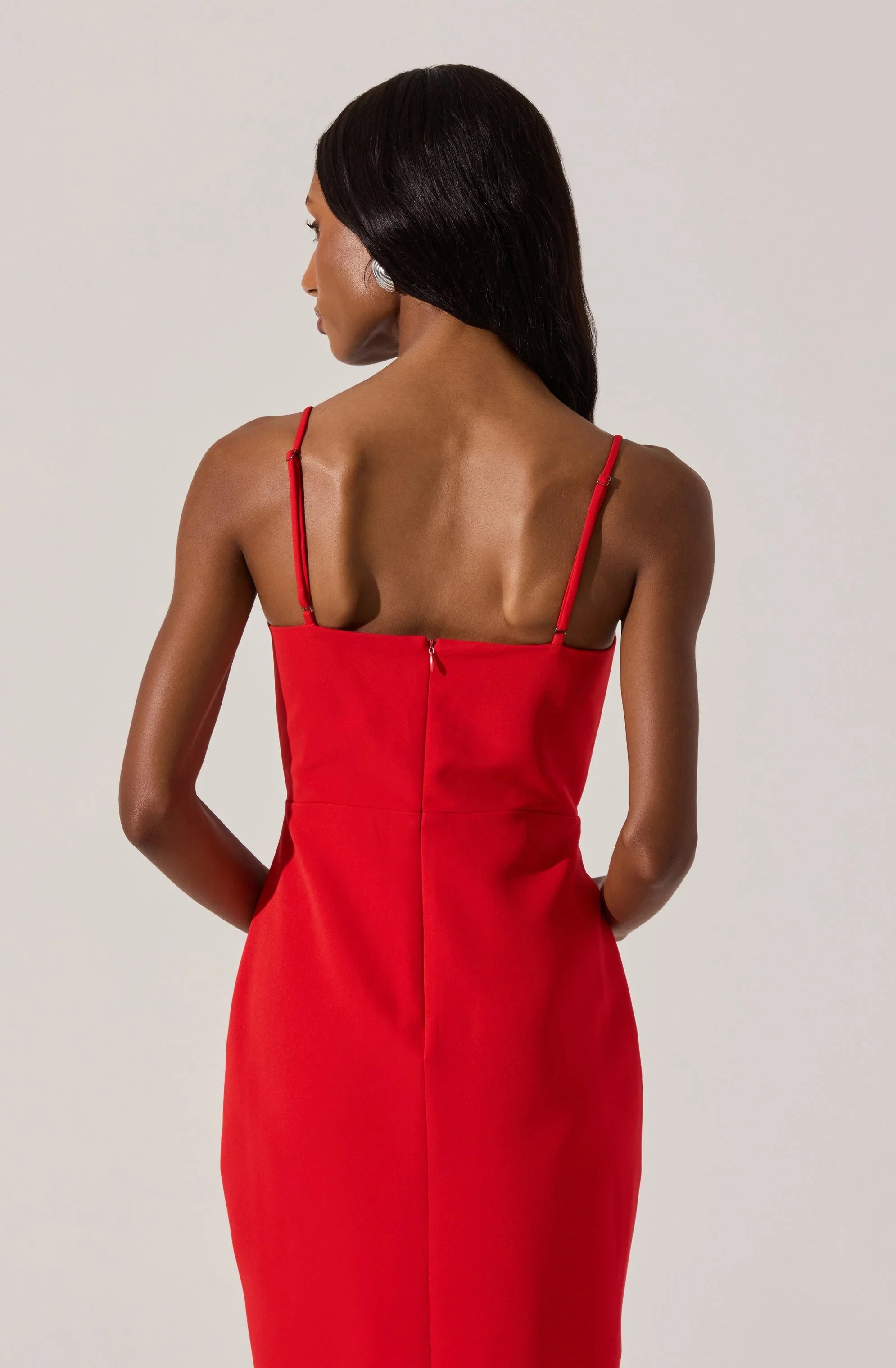 Lbruh Embellished Bow Detail Midi Dress