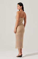 Lbruh Kasandra Strapless Open Knit Dress