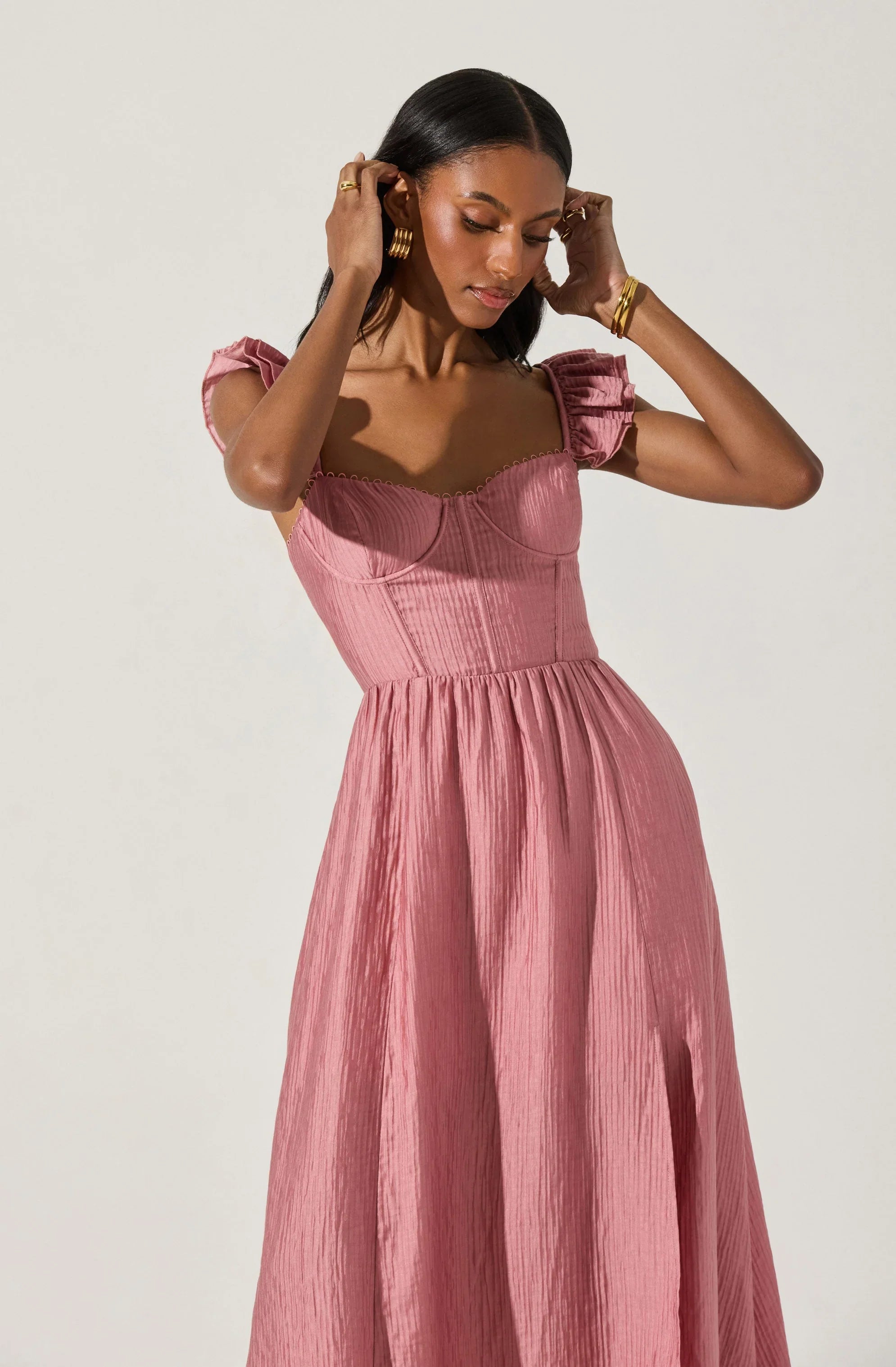 Lbruh Wedelia Bustier Midi Dress