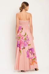 ROSE SERENADE LIGHT PINK MAXI DRESS