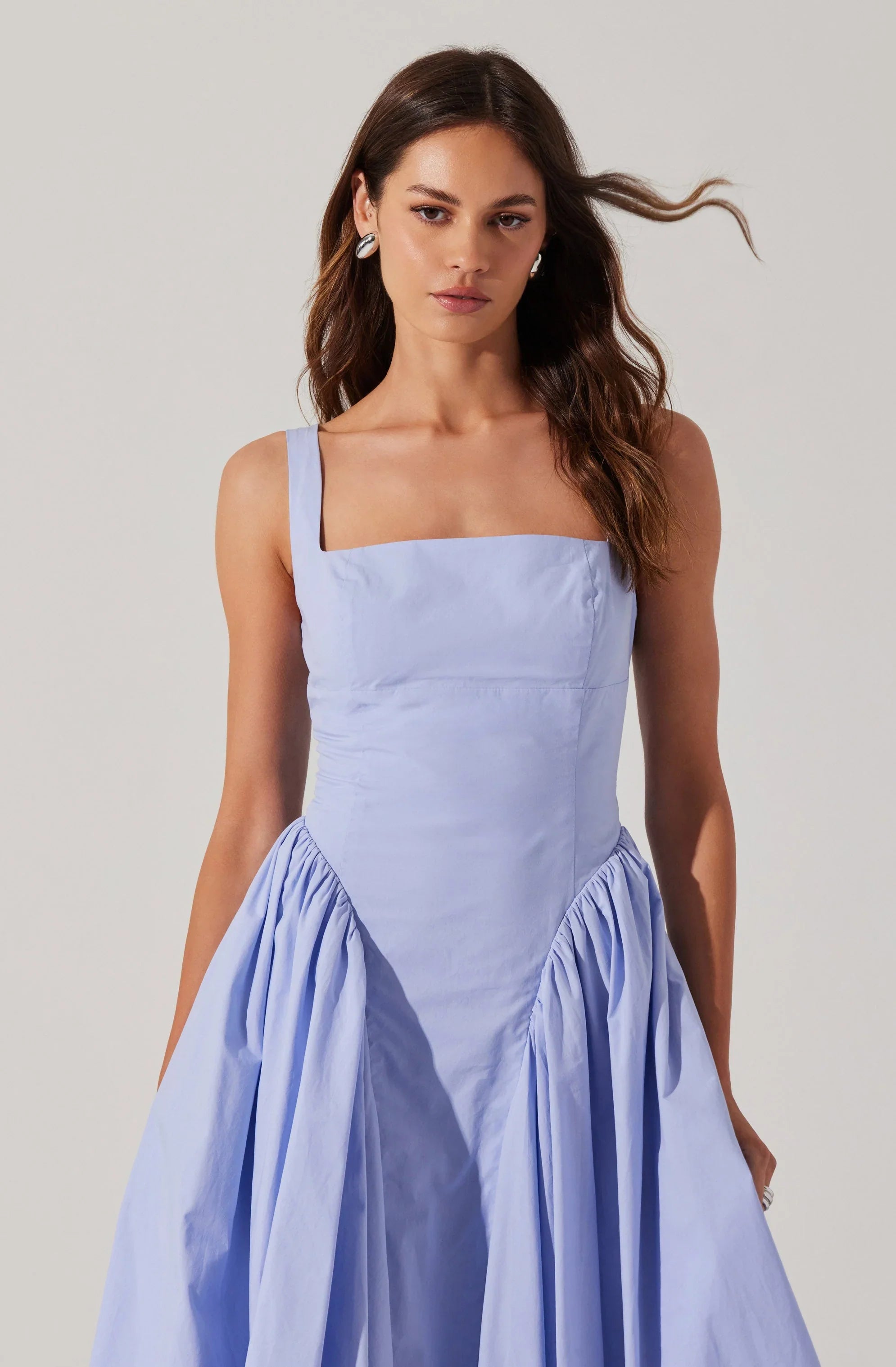Lbruh Vinya Poplin Drop Waist Dress
