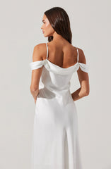 Lbruh Kitura Cold Shoulder Maxi Dress
