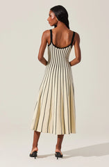 Lbruh Irecia Stripe Sweater Midi Dress