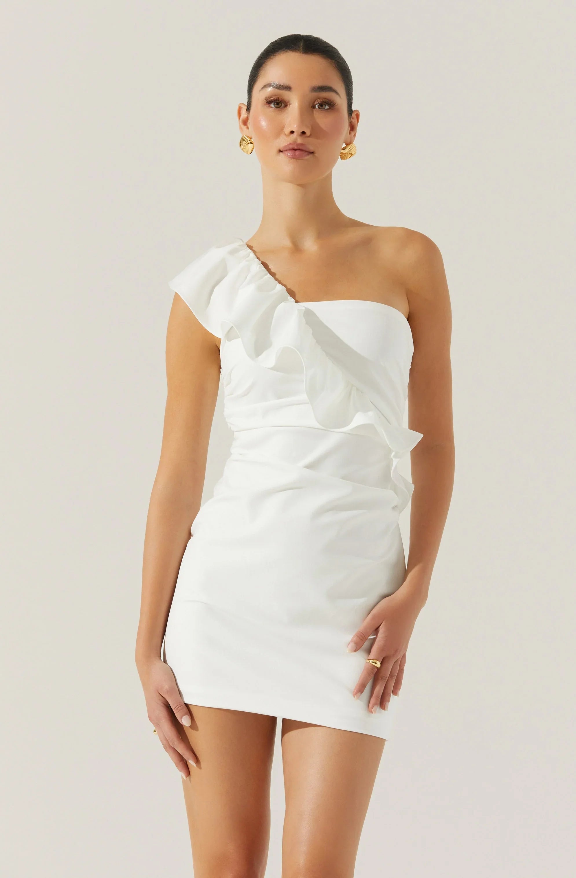 Lbruh Camilla Ruffle One Shoulder Dress