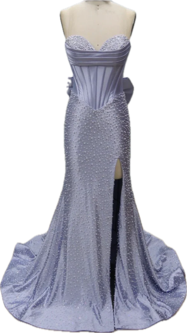 42513 - Ava Presley - Pearl Corset Dress with Bow