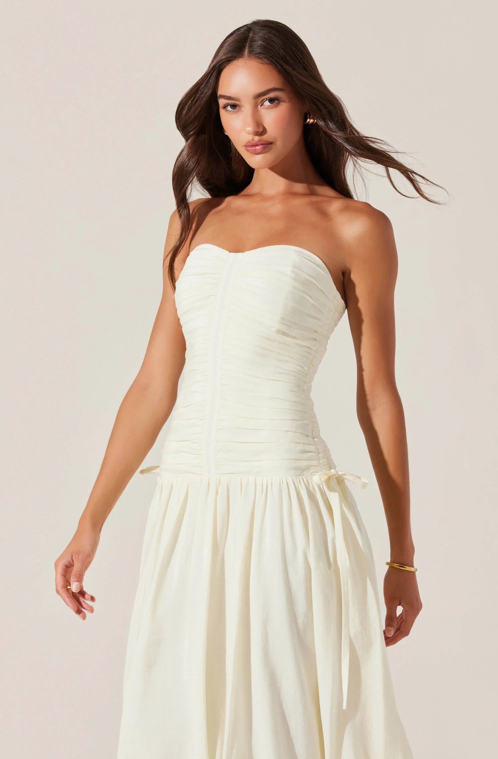 Lbruh Zori Strapless Maxi Dress