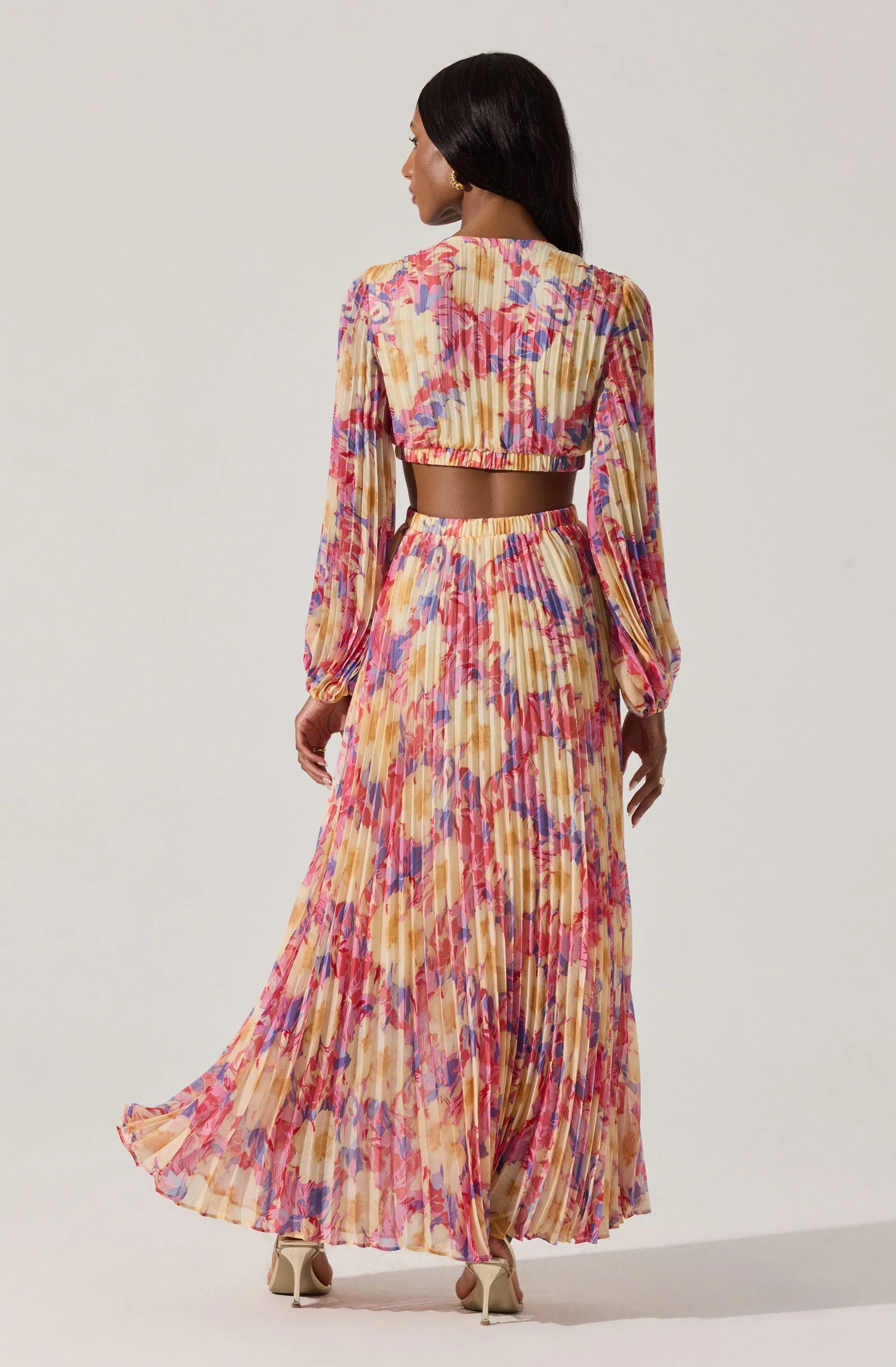 Lbruh Revery Floral Long Sleeve Maxi Dress