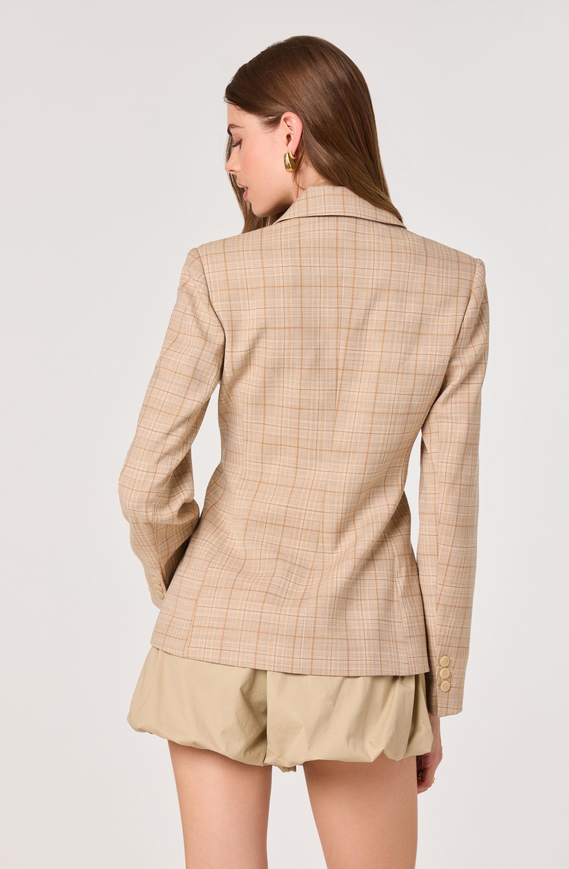 Inixyf Valor Plaid Tailored Blazer