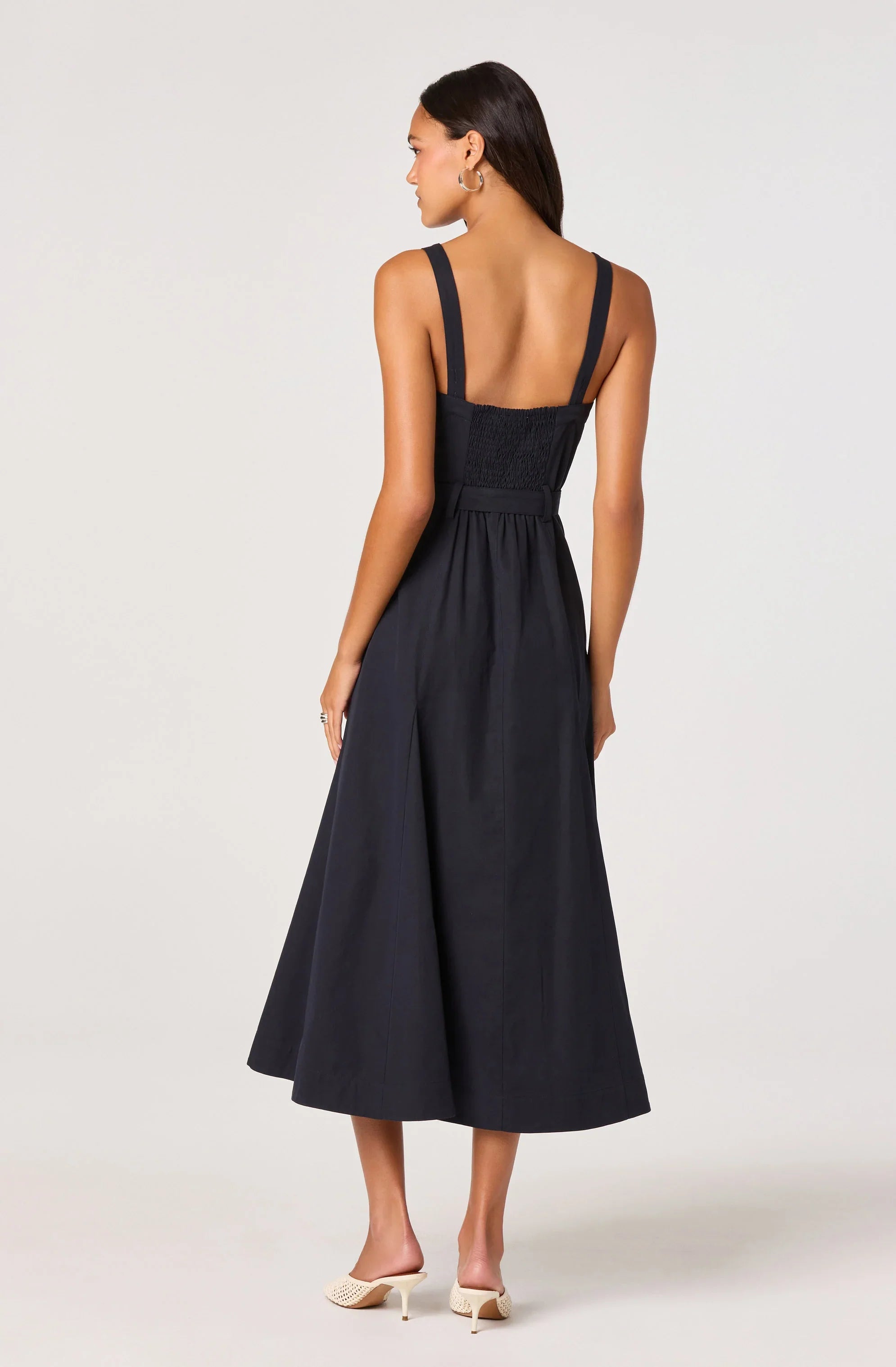Inixyf McKinley Button-Front Midi Dress