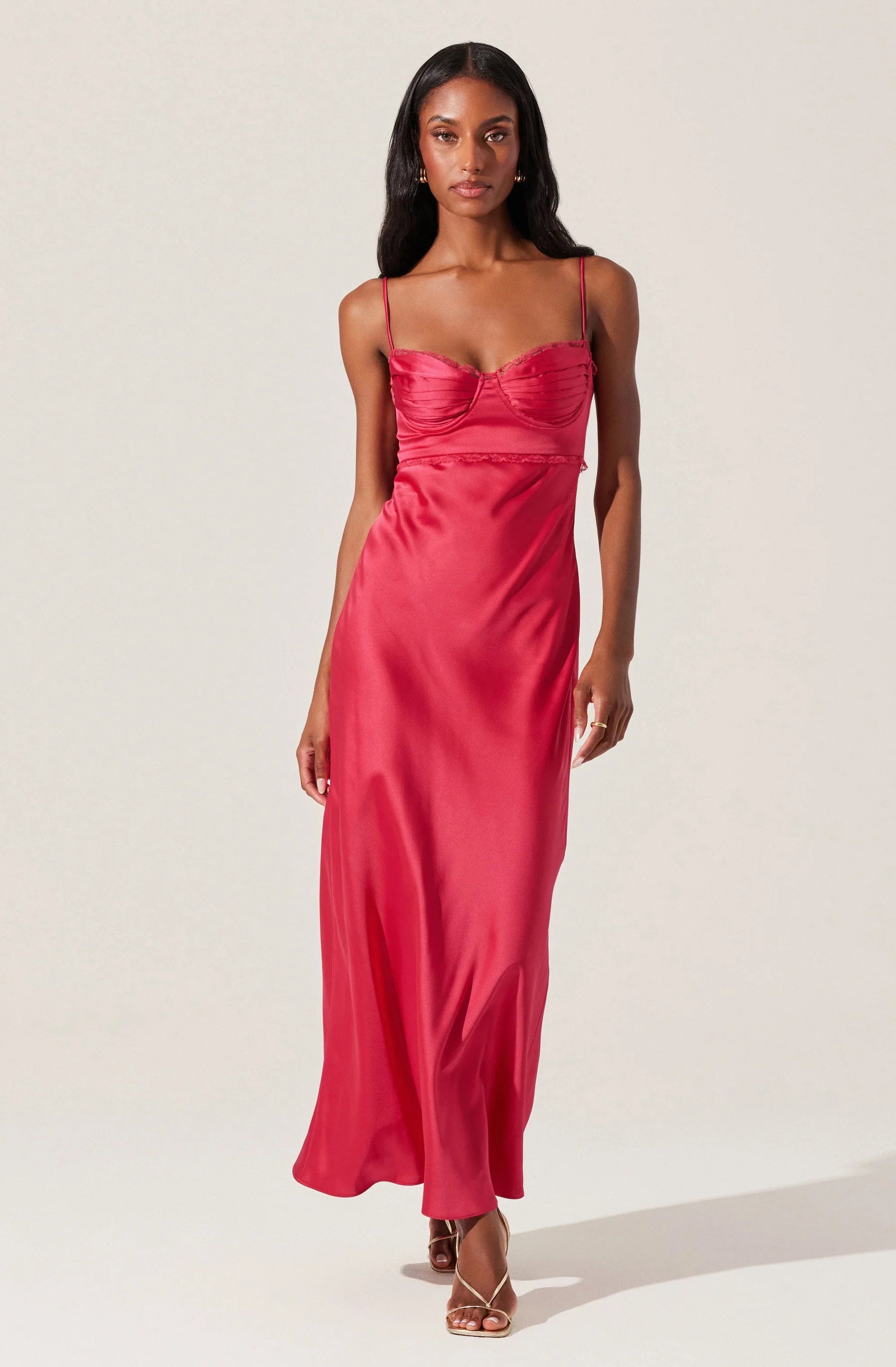 Lbruh Florianne Satin Maxi Dress