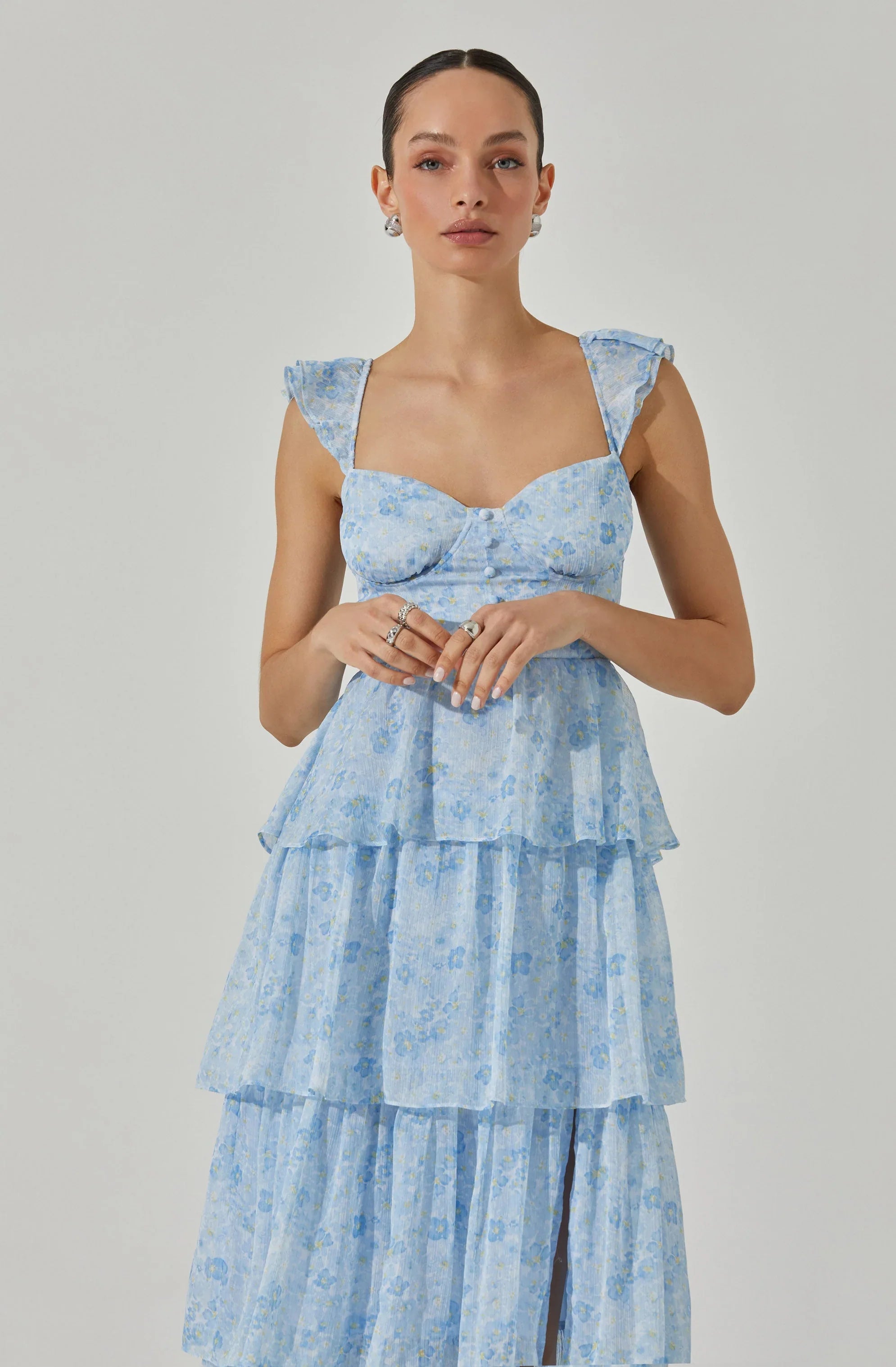 Lbruh Midsummer Floral Tiered Maxi Dress