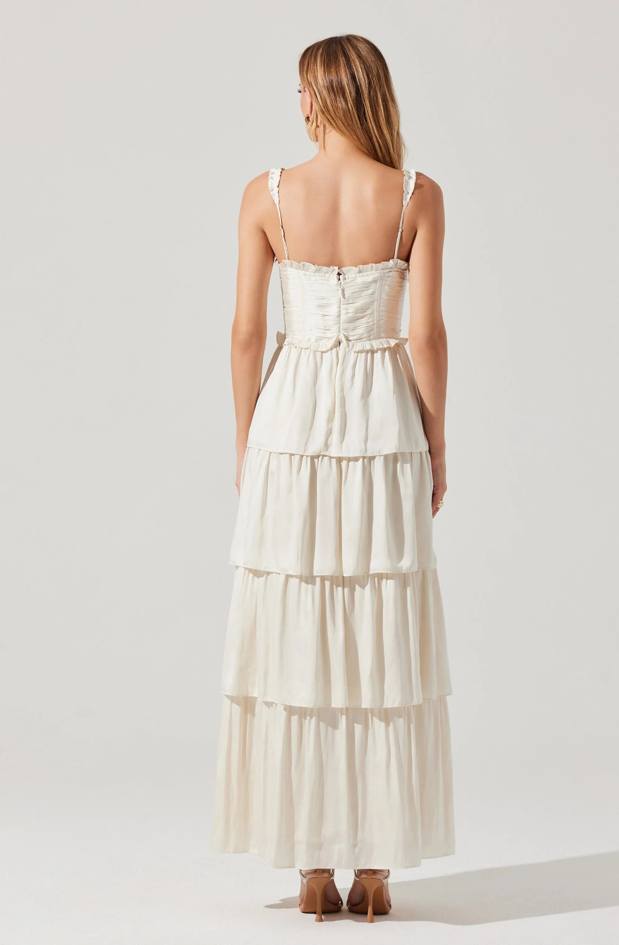 Lbruh Tempany Tiered Bustier Maxi Dress