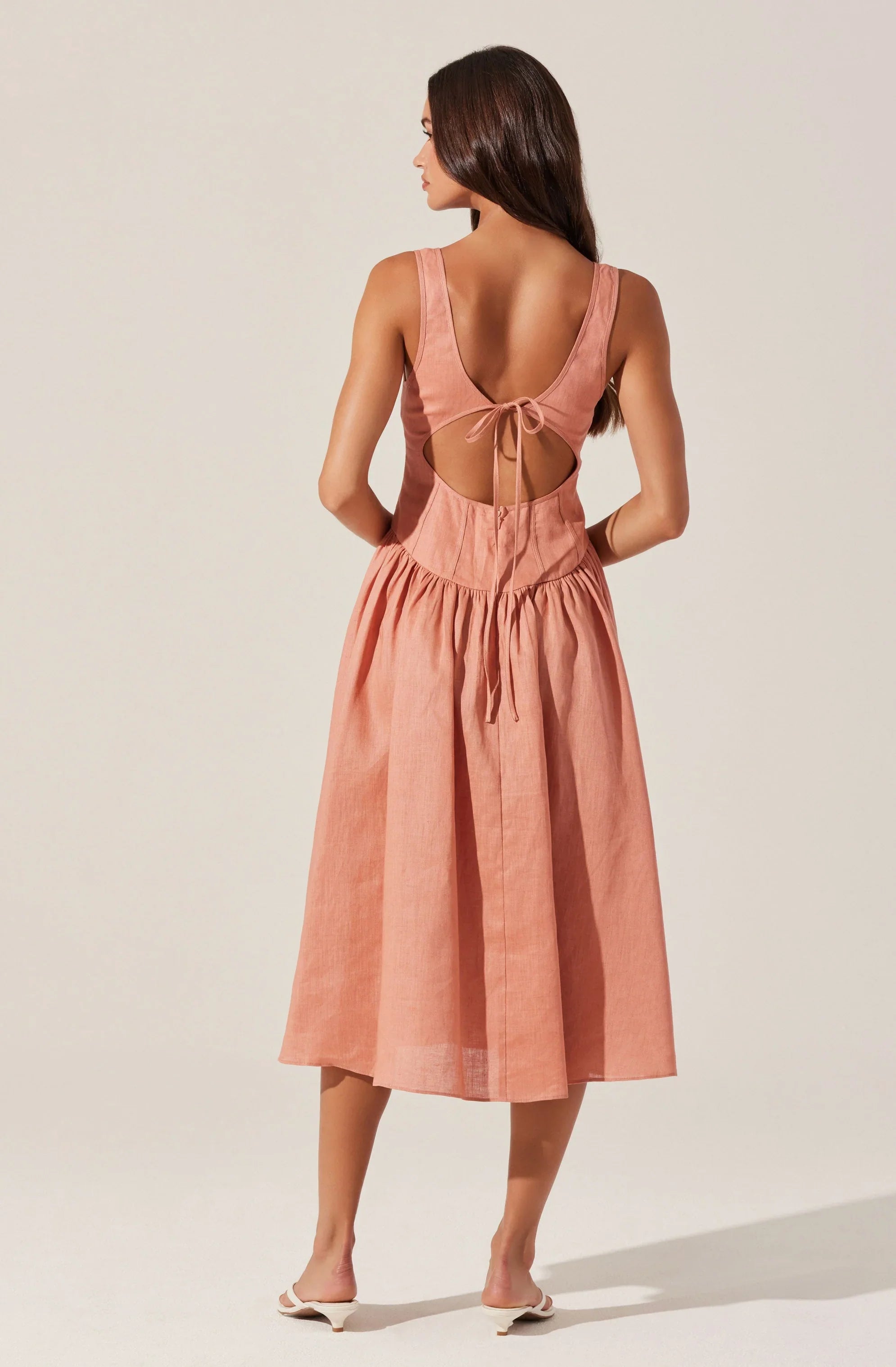 Lbruh Thierry Linen Midi Dress