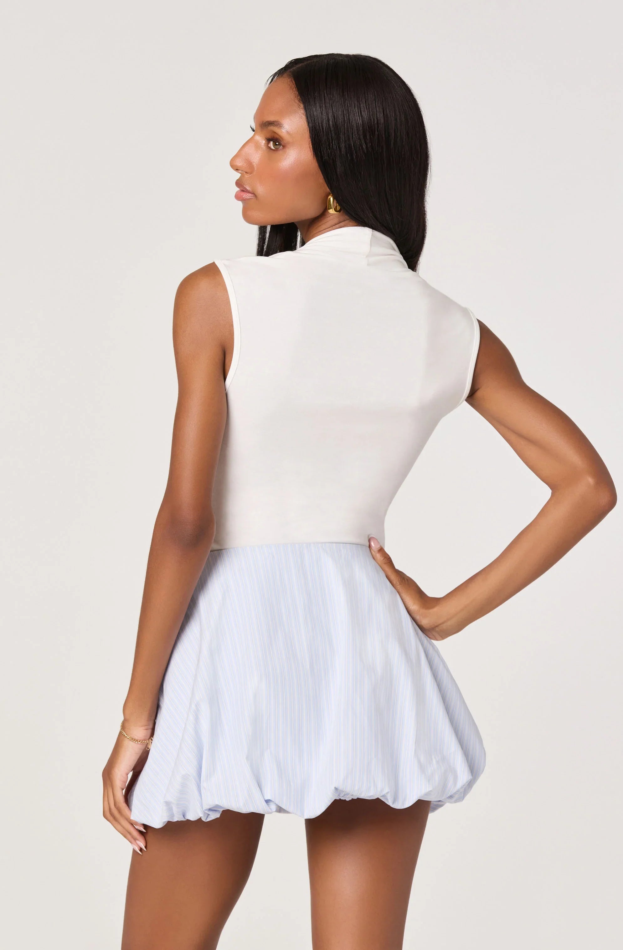 Inixyf Tamrah Ruched Ribbed Tank Top