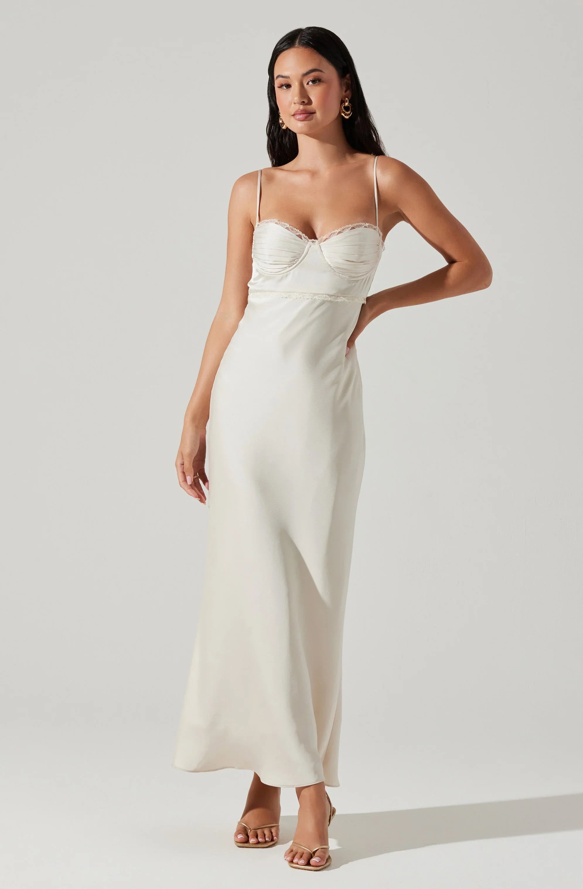 Lbruh Florianne Satin Maxi Dress