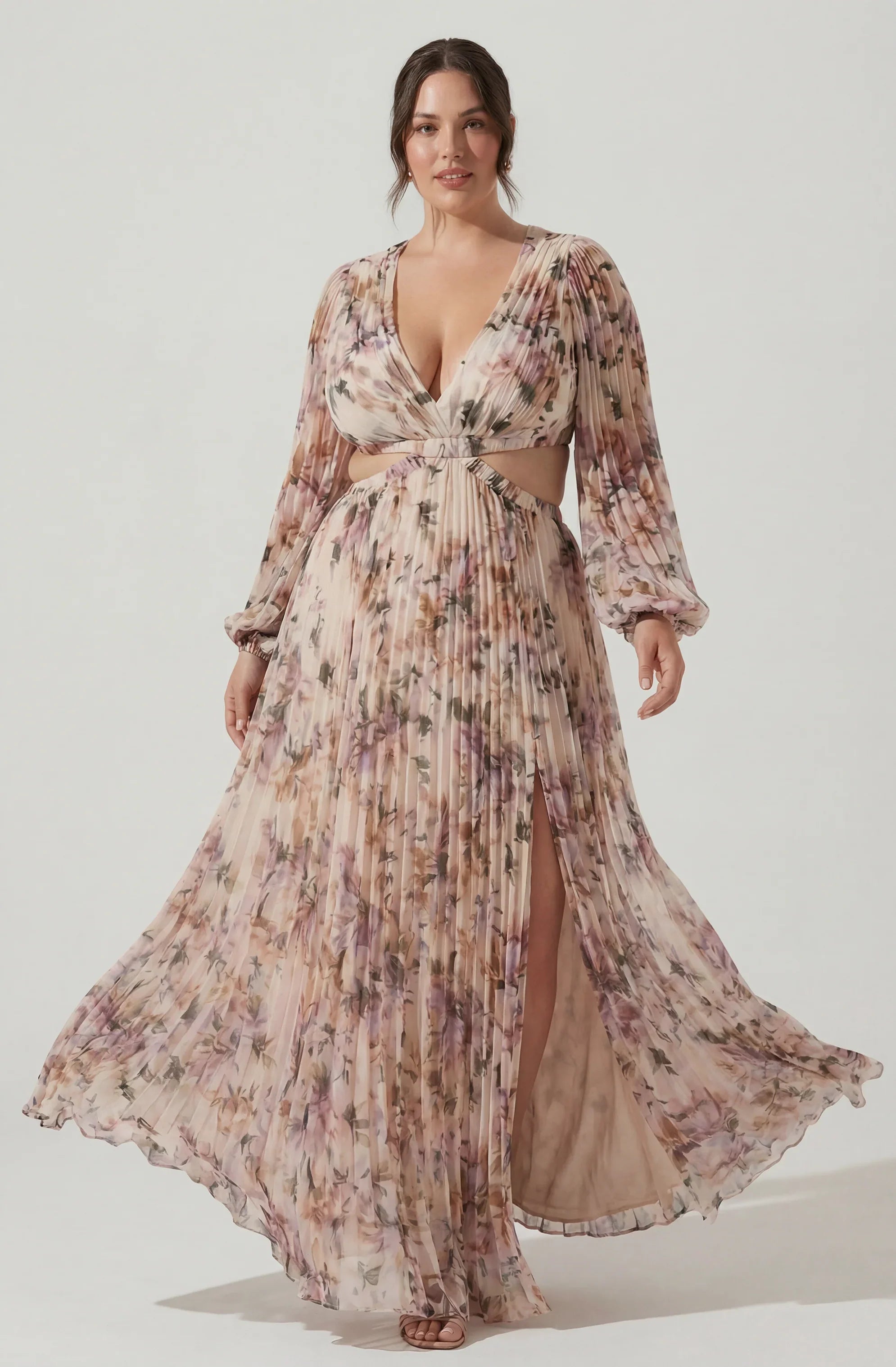 Lbruh Revery Floral Long Sleeve Maxi Dress