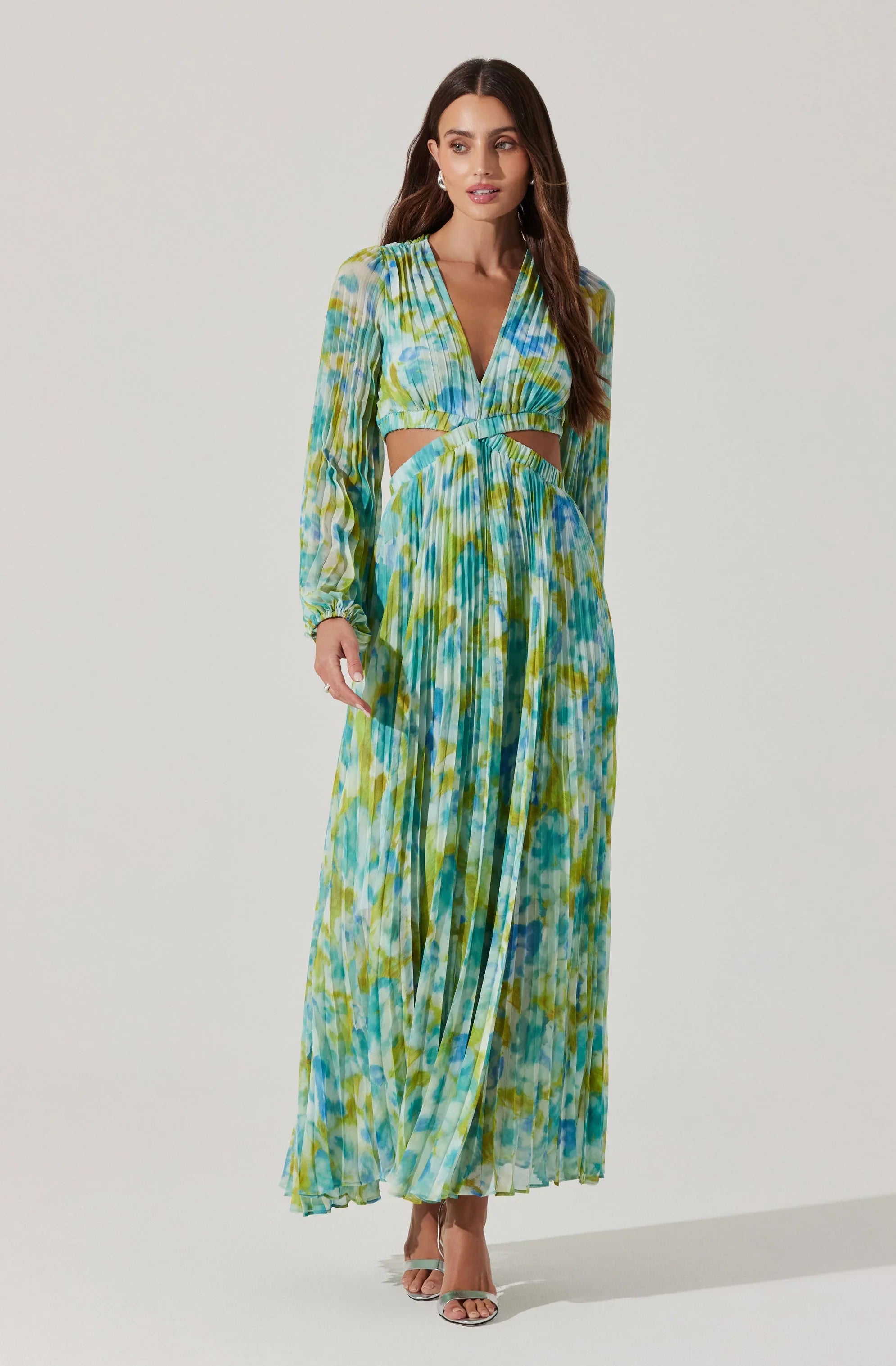 Lbruh Revery Floral Long Sleeve Maxi Dress