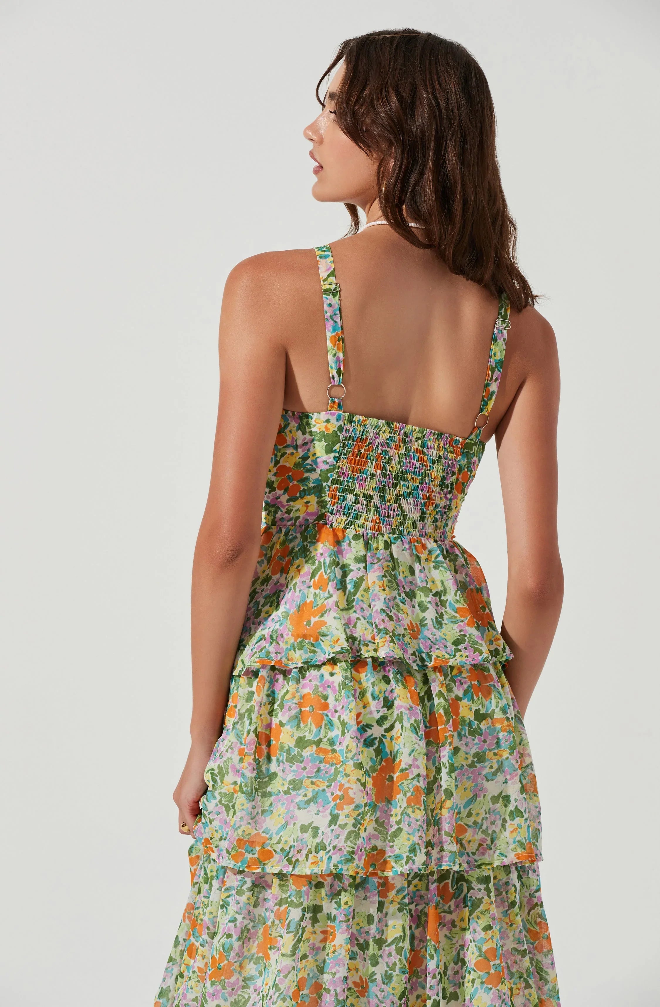 Lbruh Midsummer Floral Tiered Maxi Dress