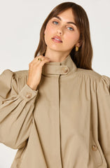 Inixyf Estero Gathered Sleeve Bomber Jacket