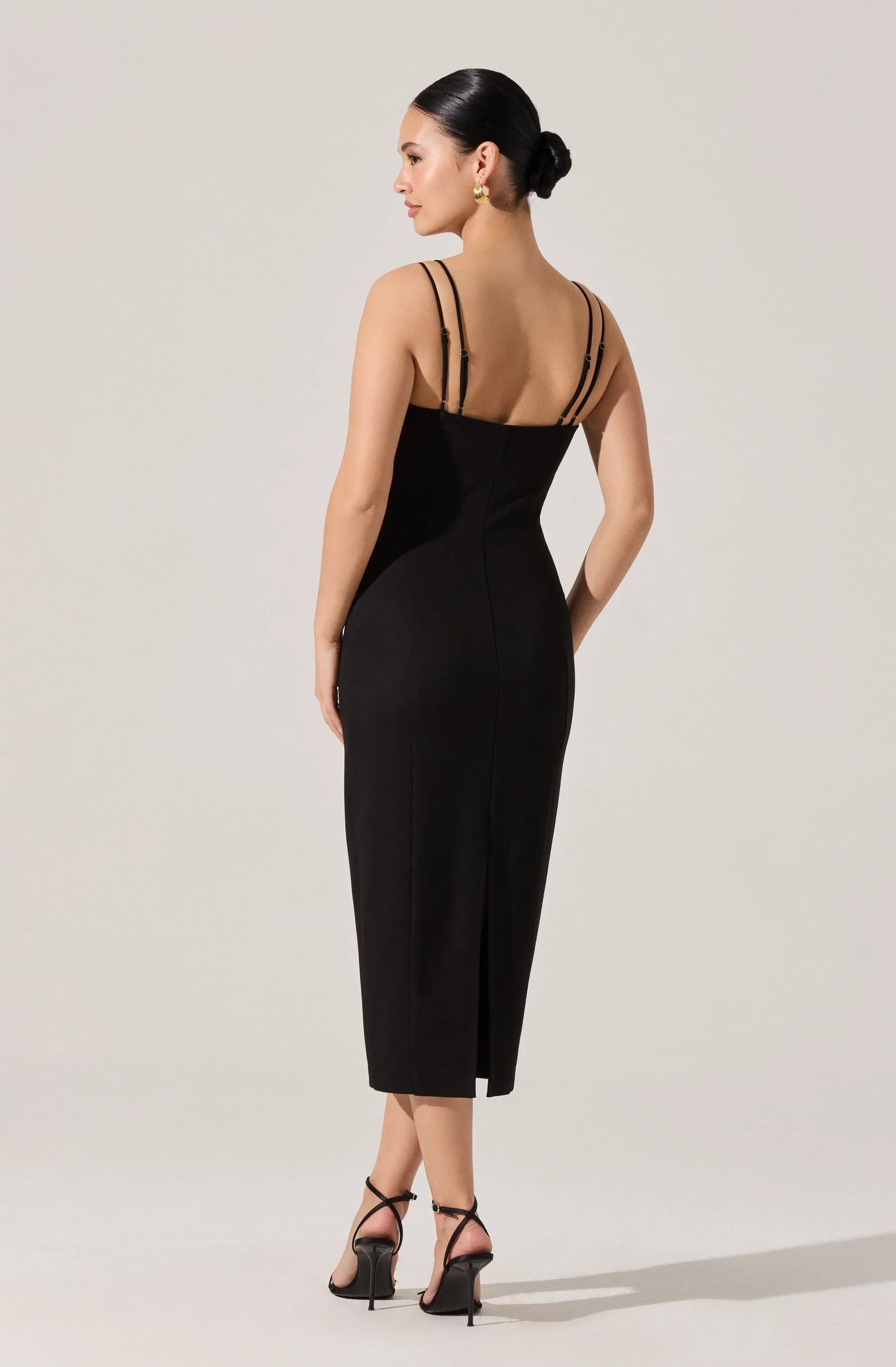 Lbruh Allura Peekaboo Lace Midi Dress