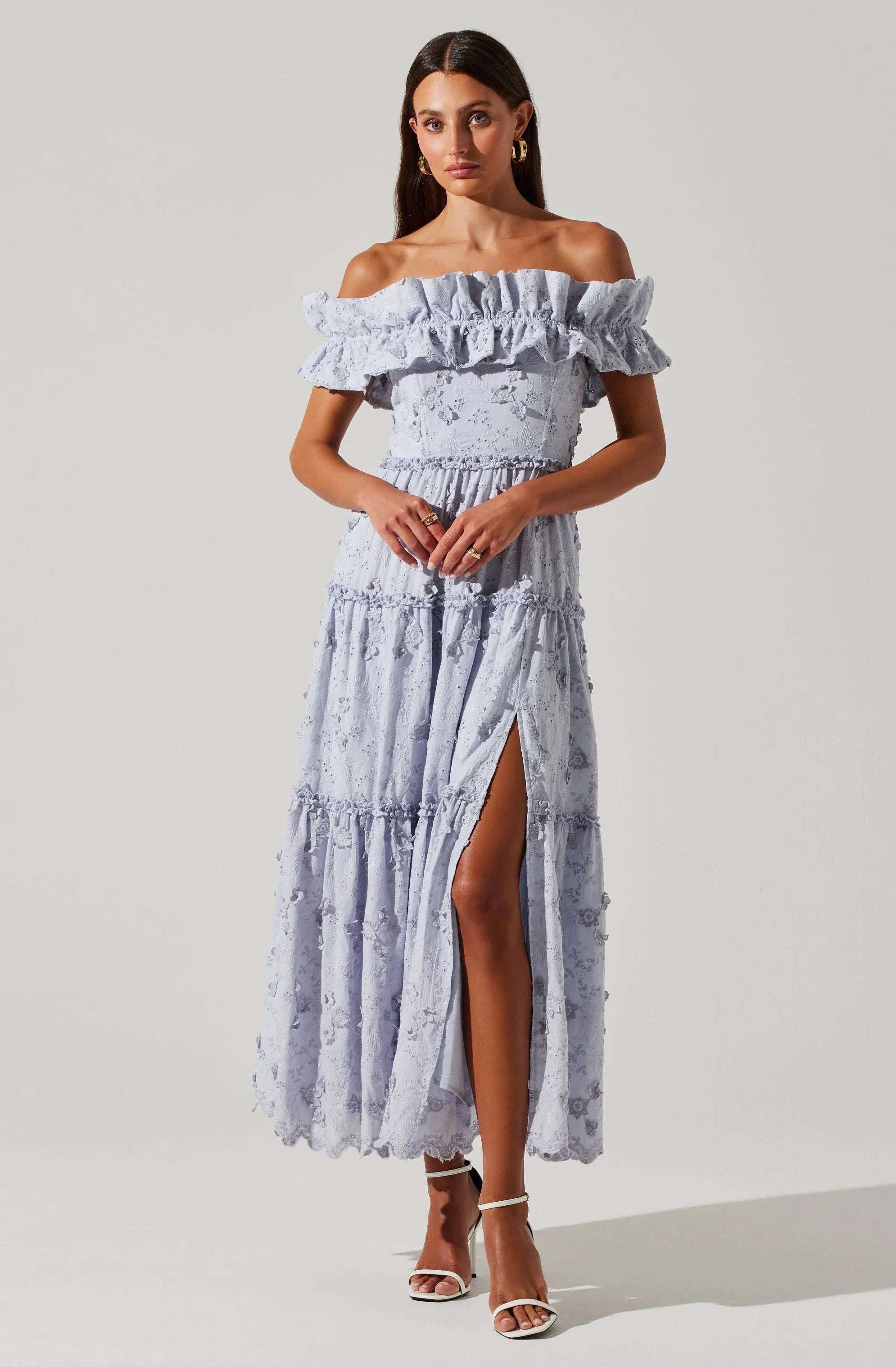 Inixyf Piccola Off Shoulder Maxi Dress