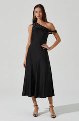 Lbruh Orissa Satin Off Shoulder Dress