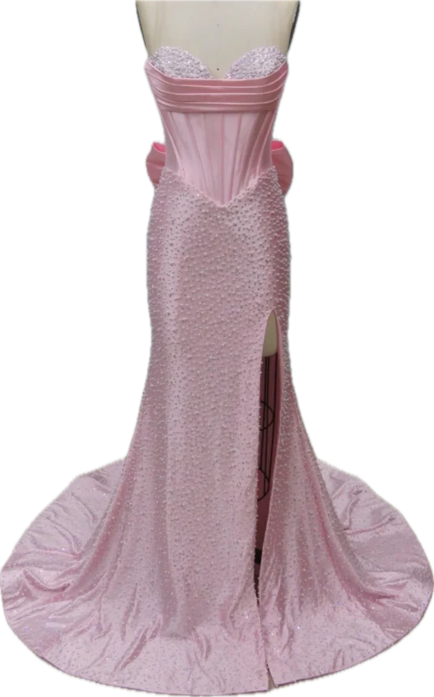 42513 - Ava Presley - Pearl Corset Dress with Bow