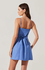Lbruh Azria Button-Front Wrap Dress