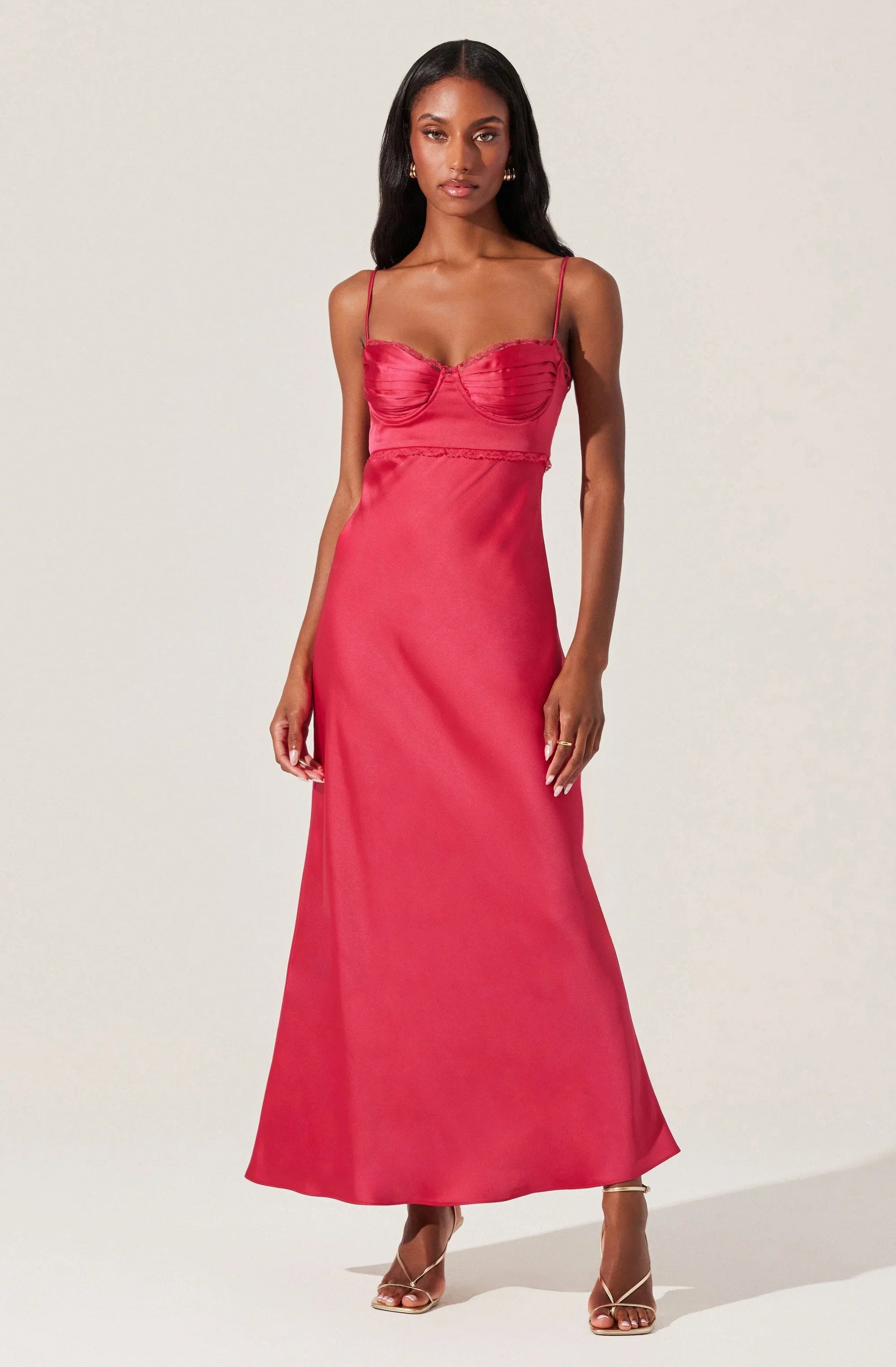 Lbruh Florianne Satin Maxi Dress