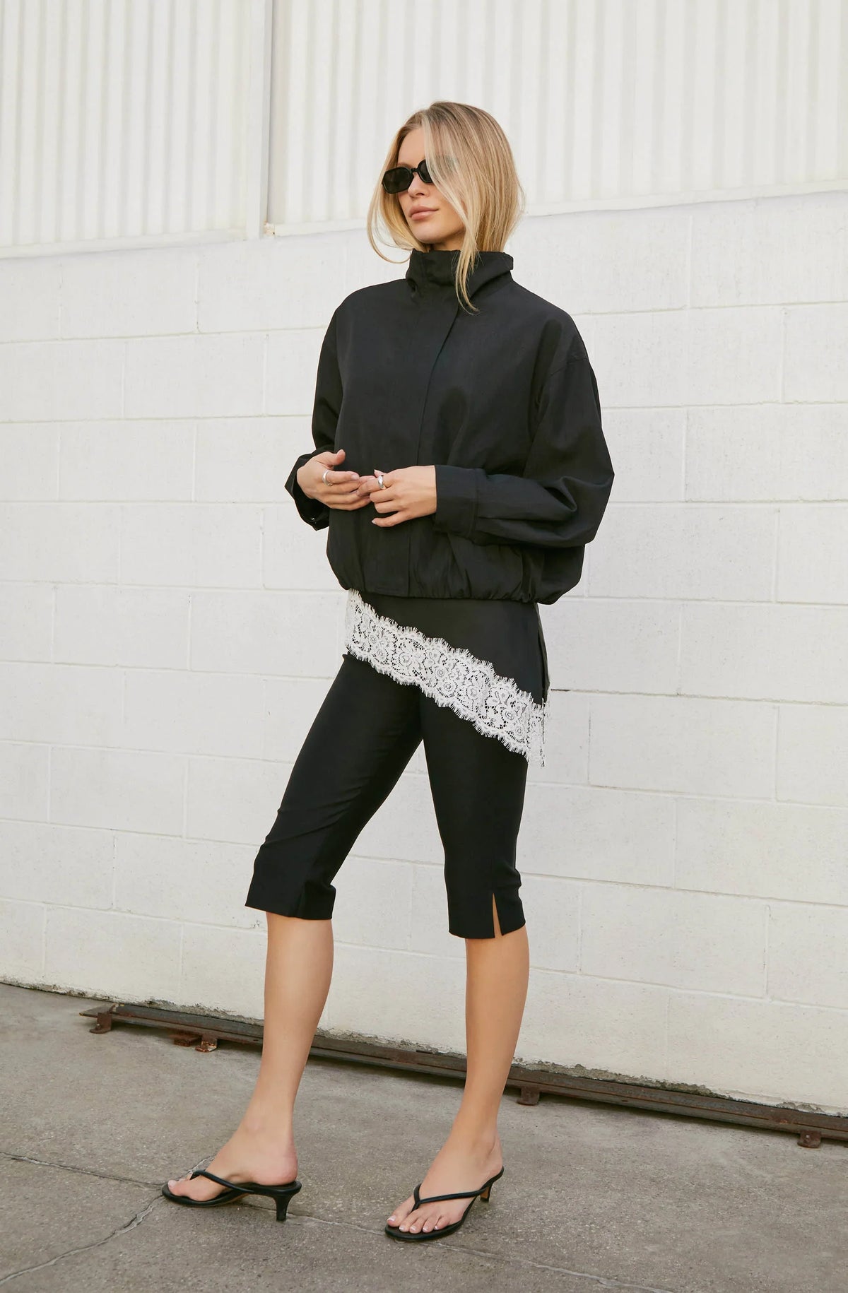 Inixyf Cooper Funnel Neck Bomber Jacket