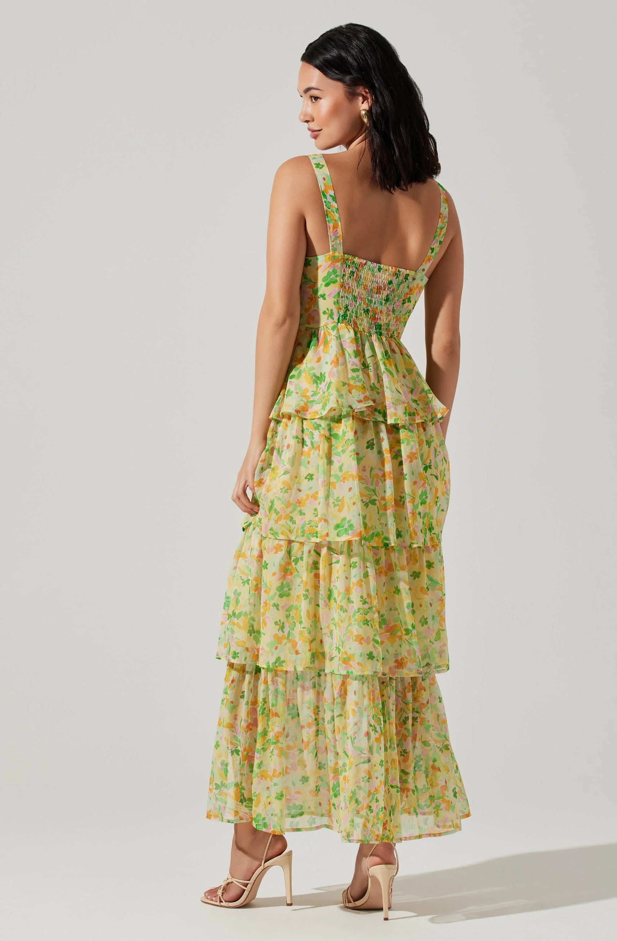 Lbruh Midsummer Floral Tiered Maxi Dress