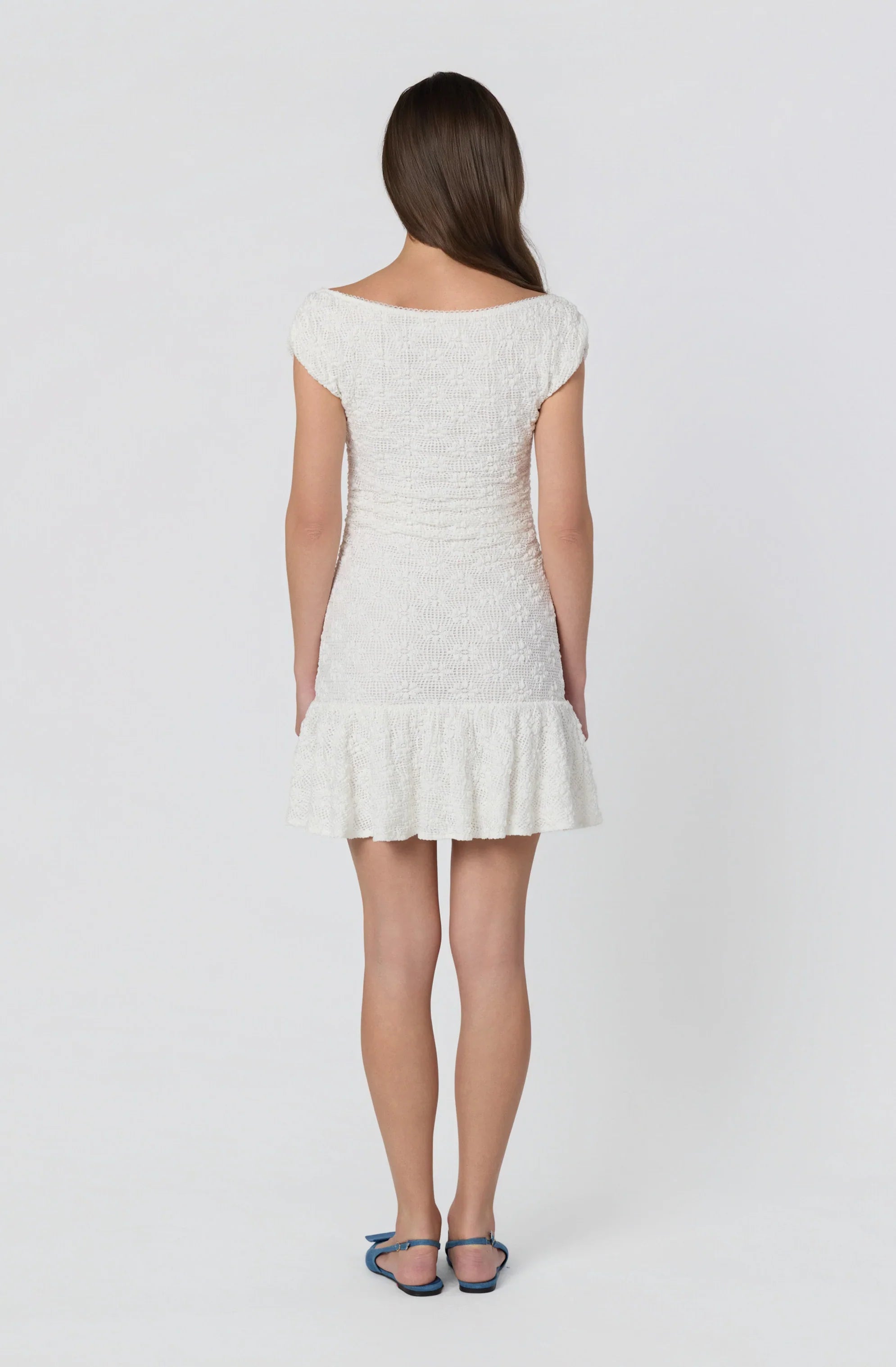 Inixyf Jolene Lattice Knit Mini Dress