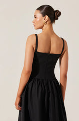 Lbruh Jevi Sleeveless Bubble Midi Dress