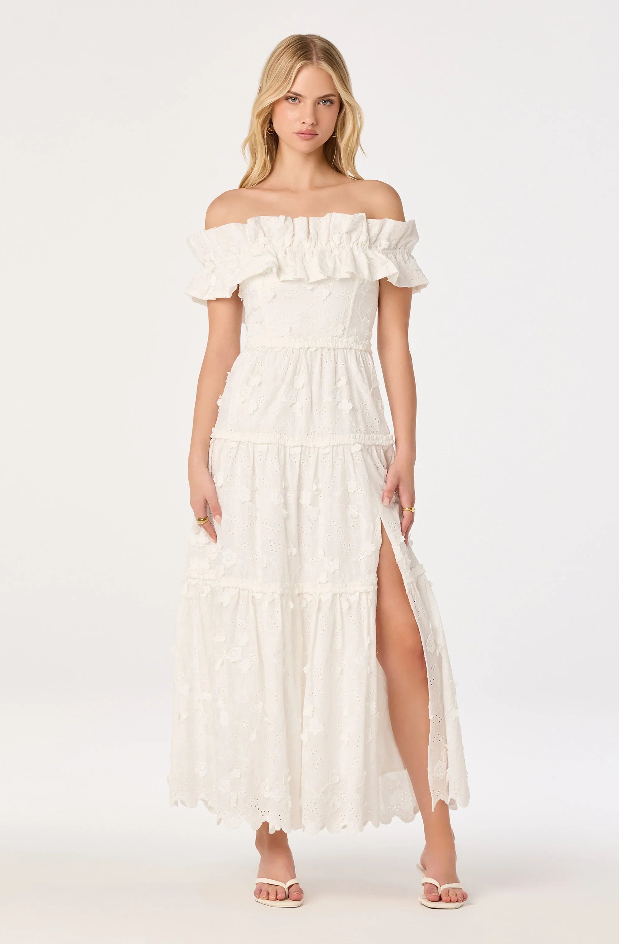 Inixyf Piccola Off Shoulder Maxi Dress