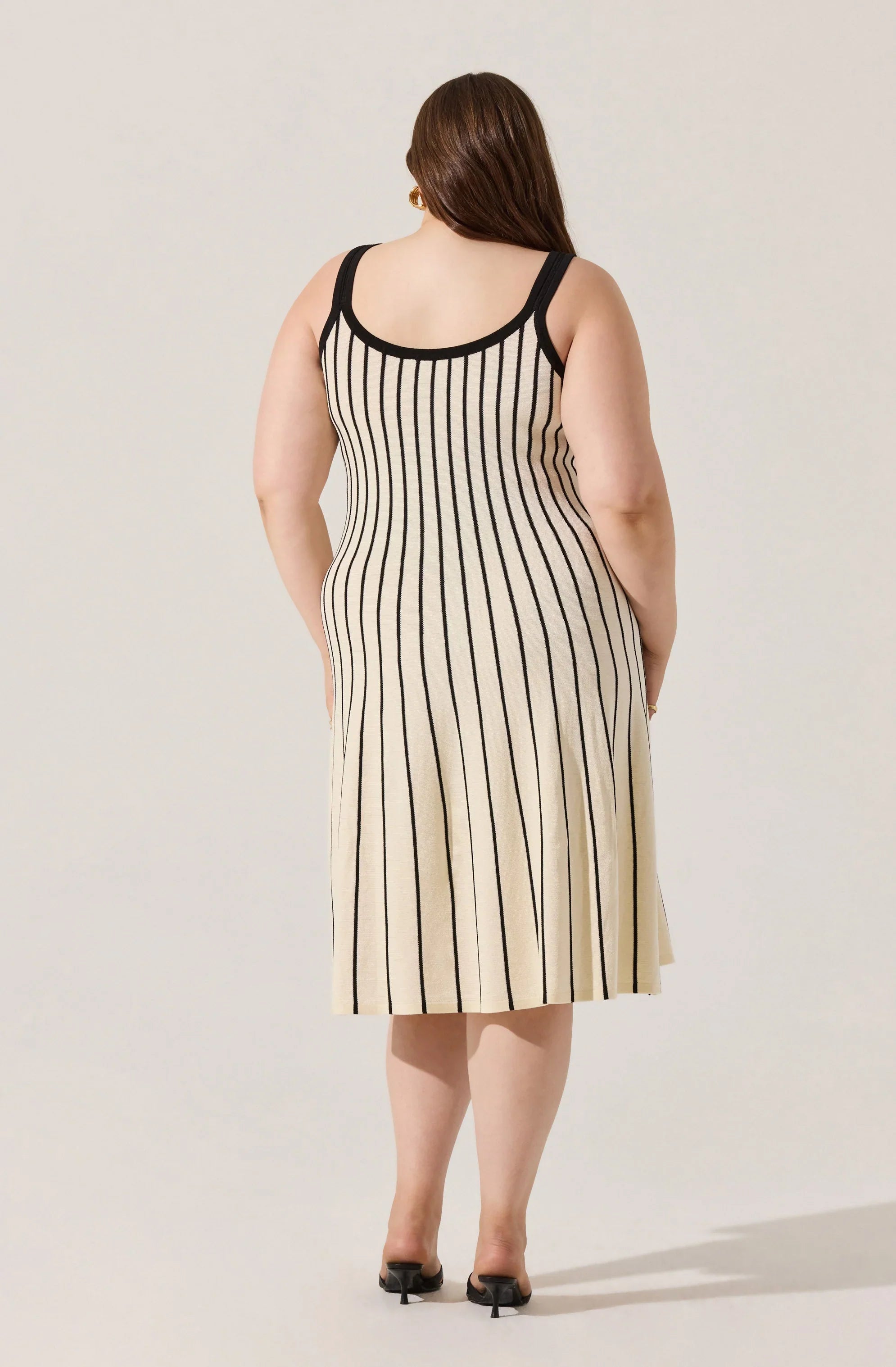 Lbruh Irecia Stripe Sweater Midi Dress