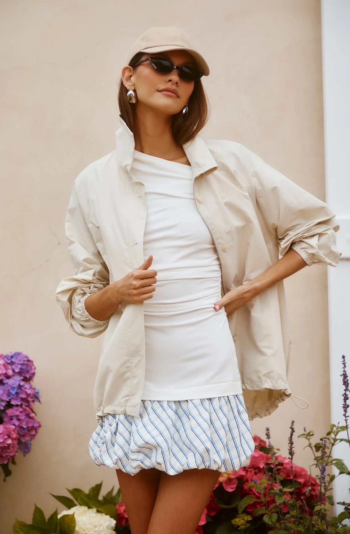 Inixyf Yareli Oversized Funnel Neck Jacket