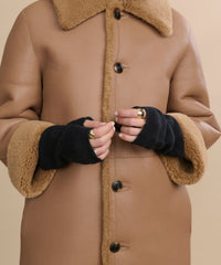Fingerless Cashmere Gloves