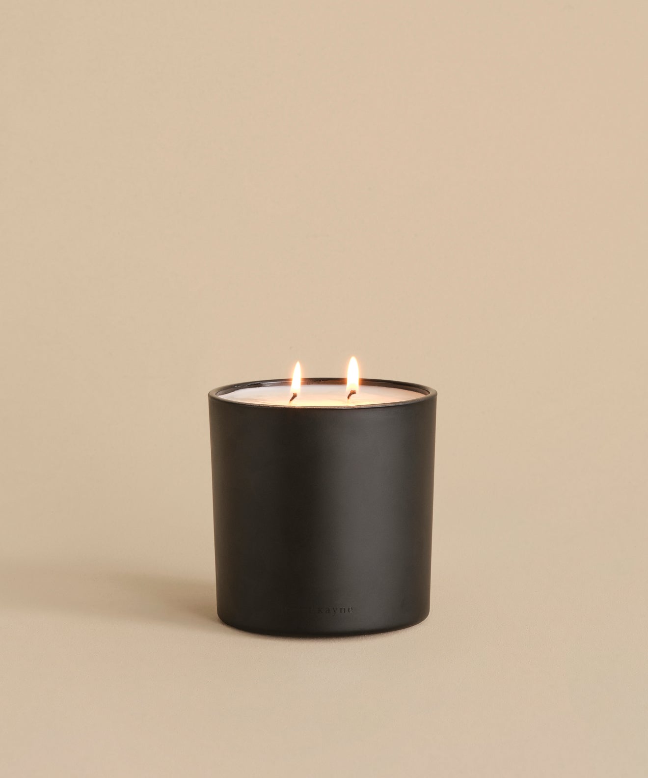 Large Cedar Glass Candle